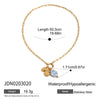 Wholesale Stainless Steel Geometric Loose Necklace For Women With Electroplating Design
