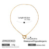 Wholesale Stainless Steel Geometric Loose Necklace For Women With Electroplating Design