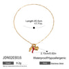 Wholesale Stainless Steel Geometric Loose Necklace For Women With Electroplating Design