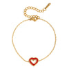 Wholesale Stainless Steel Geometric Love Bracelet For Women With Electroplating Light Luxury High End Jewelry