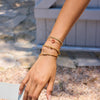 Wholesale Stainless Steel Geometric Love Bracelet For Women With Electroplating Light Luxury High End Jewelry