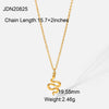 Wholesale Stainless Steel Geometric Love Peach Heart Necklace For Women With Electroplating Treatment