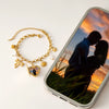 Wholesale Stainless Steel Geometric Love Photo Box Pearl Pendant Bracelet For Women With Electroplating Treatment