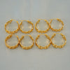 Wholesale Stainless Steel Geometric Love Star Hollow Hoop Earrings For Women With Electroplating Treatment