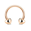Wholesale Stainless Steel Geometric Minimalist Electroplated Cring Puncture Nasal Ring And Ear Bone Nail