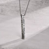 Wholesale Stainless Steel Geometric Mobius Pearl Chain Necklace With Electroplating Treatment