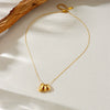 Wholesale Stainless Steel Geometric Multicircle Pendant Goldplated Box Chain Necklace For Women