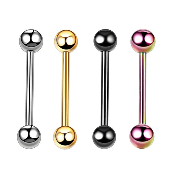 Wholesale Stainless Steel Geometric Nose Ring And Eyebrow Nail Piercing Jewelry Set Electroplated Unisex