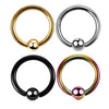 Wholesale Stainless Steel Geometric Nose Ring And Eyebrow Nail Piercing Jewelry Set Electroplated Unisex