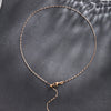 Wholesale Stainless Steel Geometric O Chain Minimalist Women's Necklace With Electroplating