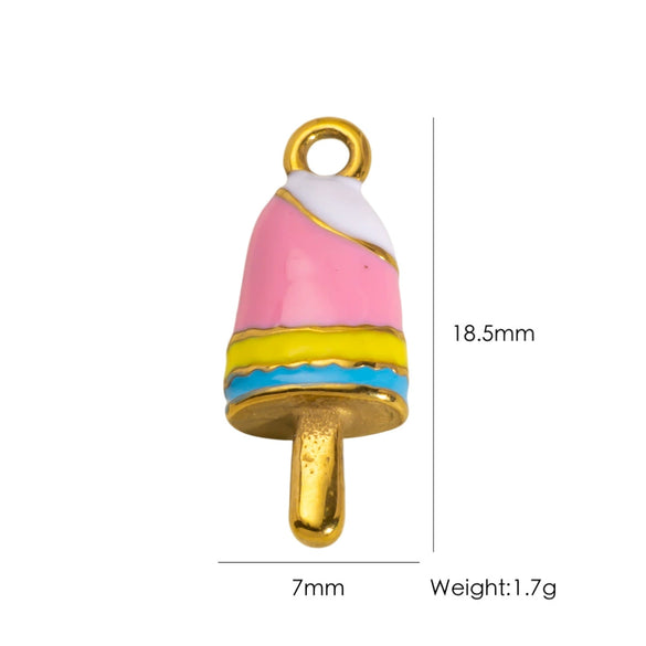 Wholesale Stainless Steel Geometric Oildrip Diamondstudded Natural Stone Pendant Necklace With Furnace Vacuum Electroplated 18K Gold Accessories