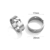 Wholesale Stainless Steel Geometric Open Hook Ring Jewelry With Electroplating Treatment Simple Style Unisex