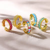 Wholesale Stainless Steel Geometric Open Ring Jewelry Electroplated Light Luxury Niche Unisex