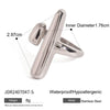 Wholesale Stainless Steel Geometric Opening Ring With Electroplating For Women High Grade Sense Exaggerated Hand Jewelry