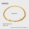 Wholesale Stainless Steel Geometric Oshaped Chain Pendant 18K Gold Plated Necklace And Bracelet For Women