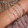 Wholesale Stainless Steel Geometric Pattern Electroplated Light Luxury High End Women's Bracelet
