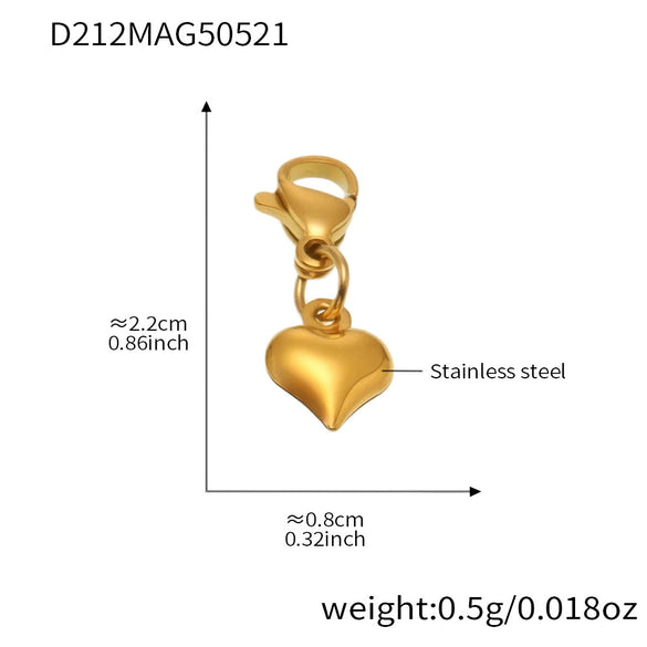 Wholesale Stainless Steel Geometric Pattern Electroplated Women's Pendant Bracelet
