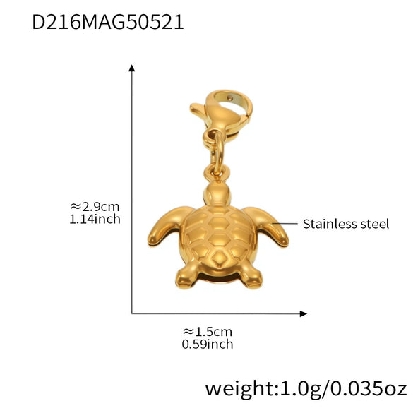 Wholesale Stainless Steel Geometric Pattern Electroplated Women's Pendant Bracelet