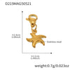 Wholesale Stainless Steel Geometric Pattern Electroplated Women's Pendant Bracelet