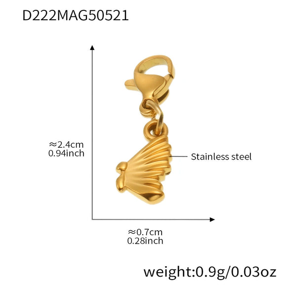 Wholesale Stainless Steel Geometric Pattern Electroplated Women's Pendant Bracelet