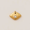Wholesale Stainless Steel Geometric Pattern Pendant Necklace With Vacuum Electroplated In Furnace 18K Gold Color Protection