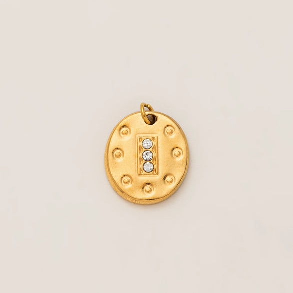 Wholesale Stainless Steel Geometric Pattern Pendant Necklace With Vacuum Electroplated In Furnace 18K Gold Color Protection