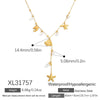 Wholesale Stainless Steel Geometric Pearl Clavicle Necklace For Women With Electroplating And Light Luxury Style