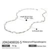 Wholesale Stainless Steel Geometric Pearl Necklace With Electroplating For Women