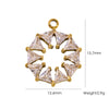 Wholesale Stainless Steel Geometric Pendant Jewelry Accessories With Electroplating For Necklace And Earrings