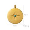 Wholesale Stainless Steel Geometric Pendant Jewelry Accessories With Electroplating For Necklace And Earrings