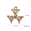 Wholesale Stainless Steel Geometric Pendant Jewelry Accessories With Electroplating For Necklace And Earrings