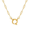 Wholesale Stainless Steel Geometric Pendant Necklace With Adjustable Chain Furnace Vacuum Electroplated 18K Gold Color Retention Unisex