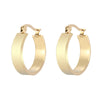 Wholesale Stainless Steel Geometric Plain Ring And Earrings With Electroplating Treatment