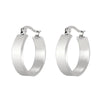 Wholesale Stainless Steel Geometric Plain Ring And Earrings With Electroplating Treatment