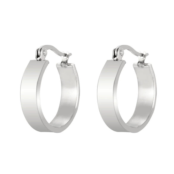 Wholesale Stainless Steel Geometric Plain Ring And Earrings With Electroplating Treatment