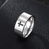 Wholesale Stainless Steel Geometric Ring Electroplated Unisex Fashionable Normcore Jewelry