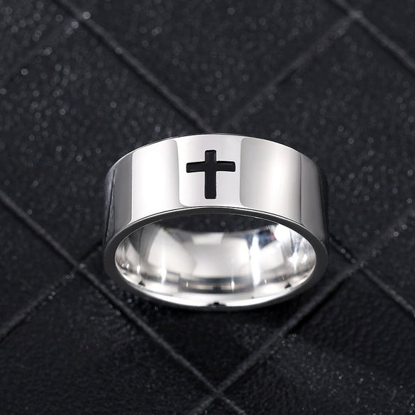 Wholesale Stainless Steel Geometric Ring Electroplated Unisex Fashionable Normcore Jewelry