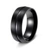 Wholesale Stainless Steel Geometric Ring Electroplated Unisex Jewelry