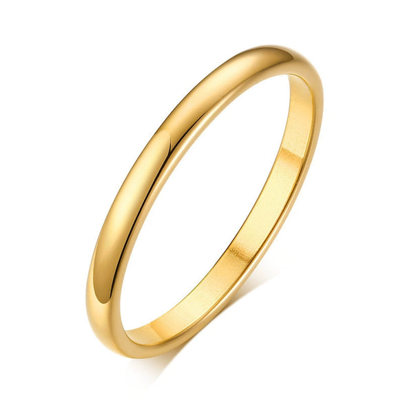 Wholesale Stainless Steel Geometric Ring For Men And Women With Electroplating Treatment