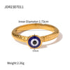 Wholesale Stainless Steel Geometric Rings With Natural Stone Handmade Jewelry Electroplated