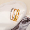 Wholesale Stainless Steel Geometric Roman Numeral Diamond Bracelet With Electroplating Treatment Fashion Simple Jewelry