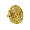 Wholesale Stainless Steel Geometric Round Lollipop Sun Flower Ring With Electroplating