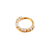 Wholesale Stainless Steel Geometric Seamless Closed Nose And Ear Piercing Jewelry With Electroplating