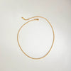 Wholesale Stainless Steel Geometric Semiarc Chain Necklace With 18K Gold Electroplating Quiet Design Modern Classic Style For Women