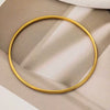 Wholesale Stainless Steel Geometric Simple Style 18K Gold Plated Polished Diy Jewelry Accessories Bracelet