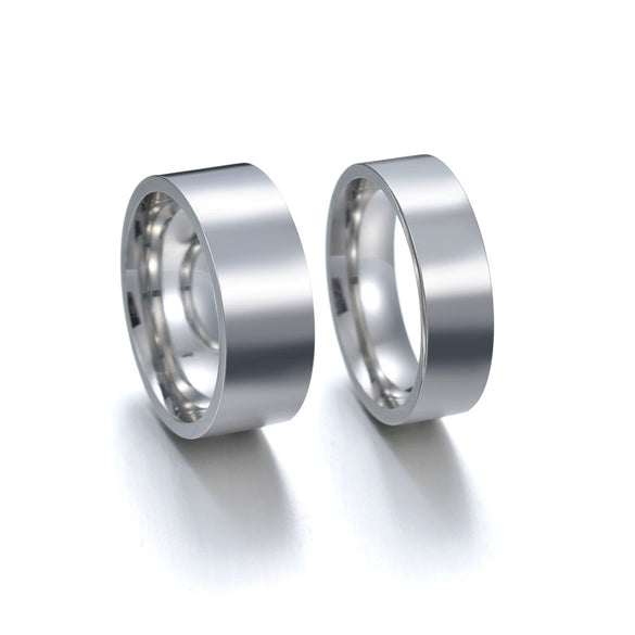 Wholesale Stainless Steel Geometric Simple Style Unisex Electroplated Ring Jewelry