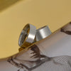 Wholesale Stainless Steel Geometric Simple Style Unisex Electroplated Ring Jewelry
