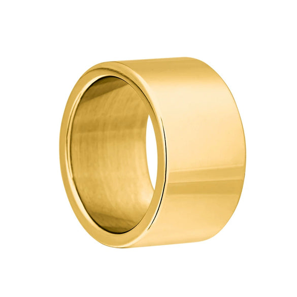 Wholesale Stainless Steel Geometric Simple Style Unisex Electroplated Ring Jewelry