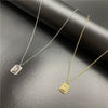Wholesale Stainless Steel Geometric Sixpointed Star Totem Micro Inlaid Zircon Pendant Necklace For Women With Electroplating And O Word Chain