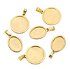 Wholesale Stainless Steel Geometric Smooth Round Pendant Necklace Accessories With Melon Buckle And Electroplating Treatment